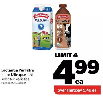 Real Canadian Superstore Lactantia purfiltre or ultrapur offer