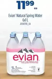 Real Canadian Superstore Evian natural spring water offer