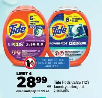 Real Canadian Superstore Tide pods laundry detergent offer