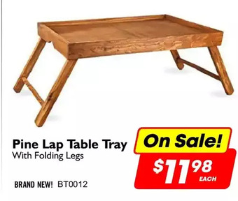 Factory Direct Pine lap table tray offer