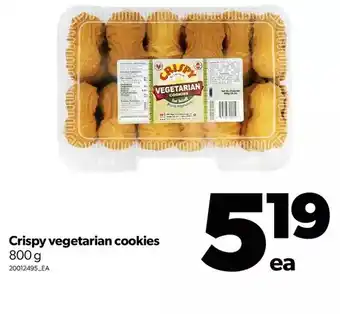 Real Canadian Superstore Crispy vegetarian cookies offer