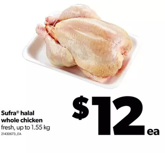 Real Canadian Superstore Sufra halal whole chicken offer