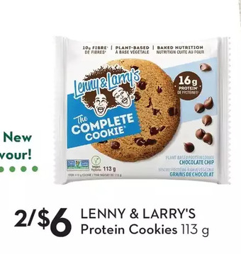 Sobeys Lenny & larry's protein cookies offer