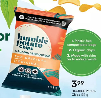Sobeys Humble potato chips offer