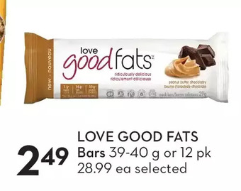 Sobeys Love good fats bars offer