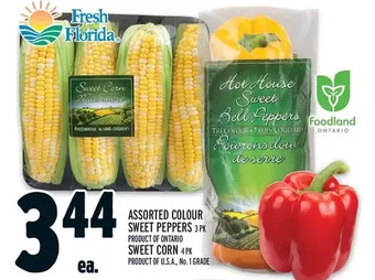Metro Assorted colour sweet peppers | sweet corn offer