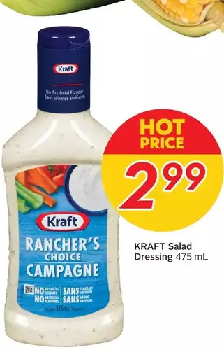 Sobeys Urban Fresh Kraft salad dressing offer