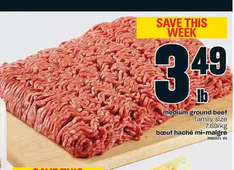 Independent Grocer Medium ground beef offer
