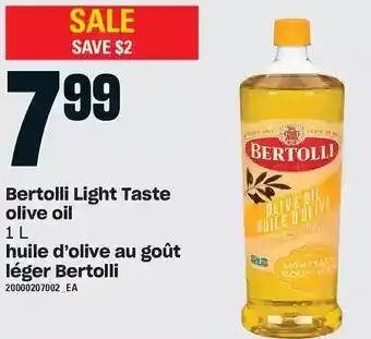Independent Grocer Bertolli light taste olive oil offer