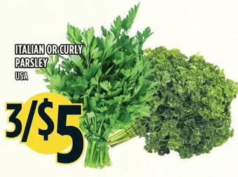 Marché Adonis Italian or curly parsley offer