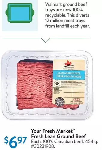Walmart Your fresh market fresh lean ground beef offer