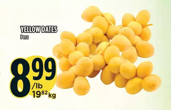 Marché Adonis Yellow dates offer