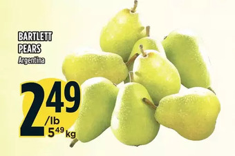 Marché Adonis Bartlett pears offer