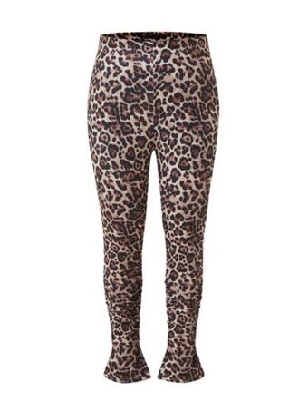 SheIn Plus leopard print footed leggings offer
