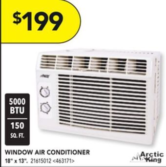 Lowe's Arctic king window air conditioner 18 x 13 offer