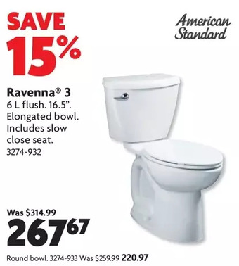Home Hardware Ravenna 3 elongated bowl | round bowl offer