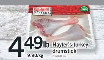 Fortinos Hayter's turkey drumstick offer