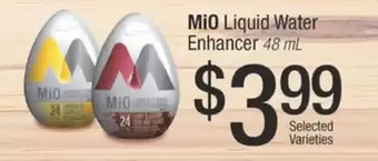 Fortinos Mio liquid water enhancer offer