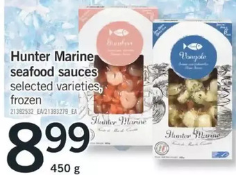 Fortinos Hunter marine seafood sauces offer