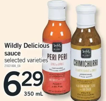 Fortinos Wildly delicious sauce offer