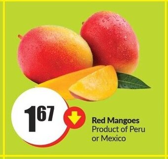 FreshCo Red mangoes offer