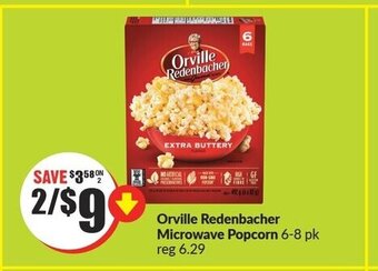FreshCo Orville Redenbacher microwave popcorn 6-8 pk offer