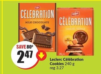 FreshCo Leclerc celebration cookies 240 g offer