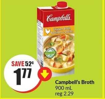 FreshCo Campbell's broth 900 ml offer