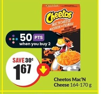 FreshCo Cheetos mac'n cheese 164-170 g offer