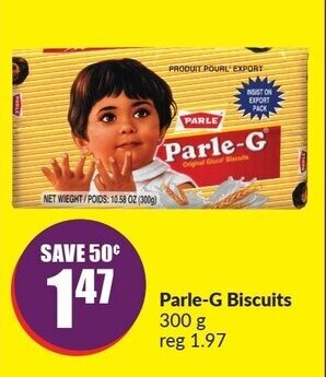 FreshCo Parle-G biscuits 300 g offer