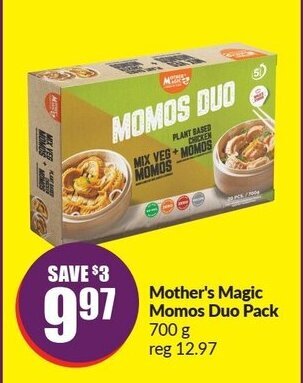 FreshCo Mother's Magic momos duo pack 700 g offer