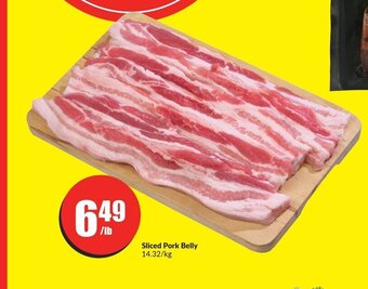 FreshCo Sliced pork belly offer