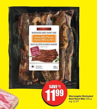 FreshCo MarcAngelo marinated beef short ribs 500 g offer