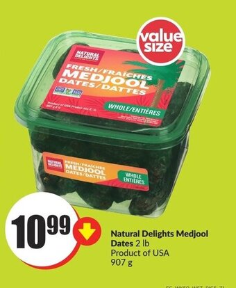 FreshCo Natural Delights medjool dates 2 lb offer