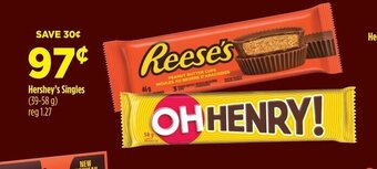 FreshCo Hershey's singles 39-58 g offer