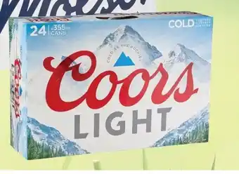 Co-op Coors Light 24 Pack Cans offer