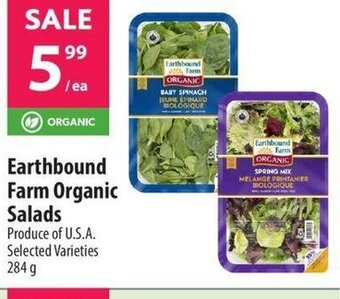 Co-op Earthbound Farm Organic Salads offer