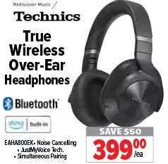 2001 Audio Video Technics true wireless over-ear headphones offer