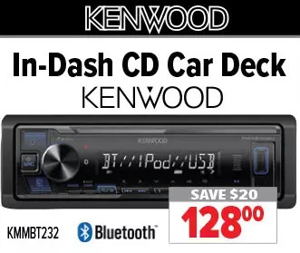 2001 Audio Video Kenwood in-dash cd car deck offer