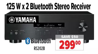 2001 Audio Video Yamaha 125 w x 2 bluetooth stereo receiver offer