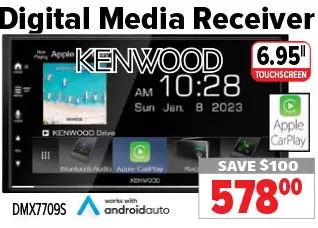 2001 Audio Video Kenwood digital media receiver offer