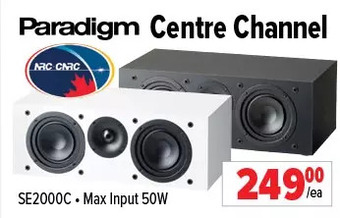 2001 Audio Video Paradigm centre channel offer