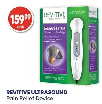 Wellwise by Shoppers Revitive ultrasound pain relief device offer