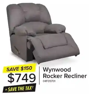 Leon's Wynwood rocker recliner offer