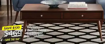 Leon's Boyton coffee table | end table | sofa table offer