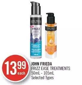 Shoppers Drug Mart John frieda frizz ease treatments offer
