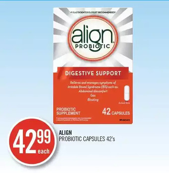 Shoppers Drug Mart Align probiotic capsules offer