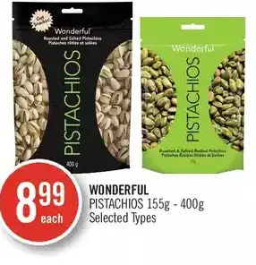 Shoppers Drug Mart Wonderful pistachios offer