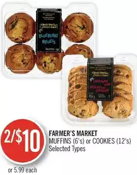 Shoppers Drug Mart Farmer's market muffins or cookies offer