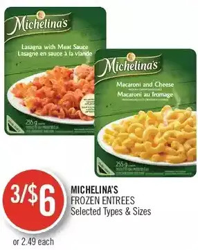 Shoppers Drug Mart Michelina's frozen entrees offer